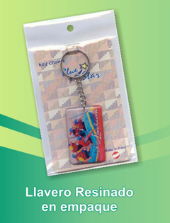 Llavero resinado - Merchandising Perú