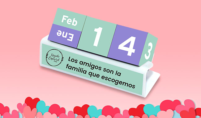 Calendario - Regalos Dia del Amor y la Amistad - Dia de los Enamorados