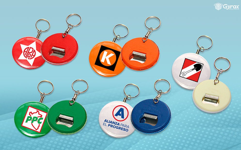 Llaveros Electorales para Campaña Política
